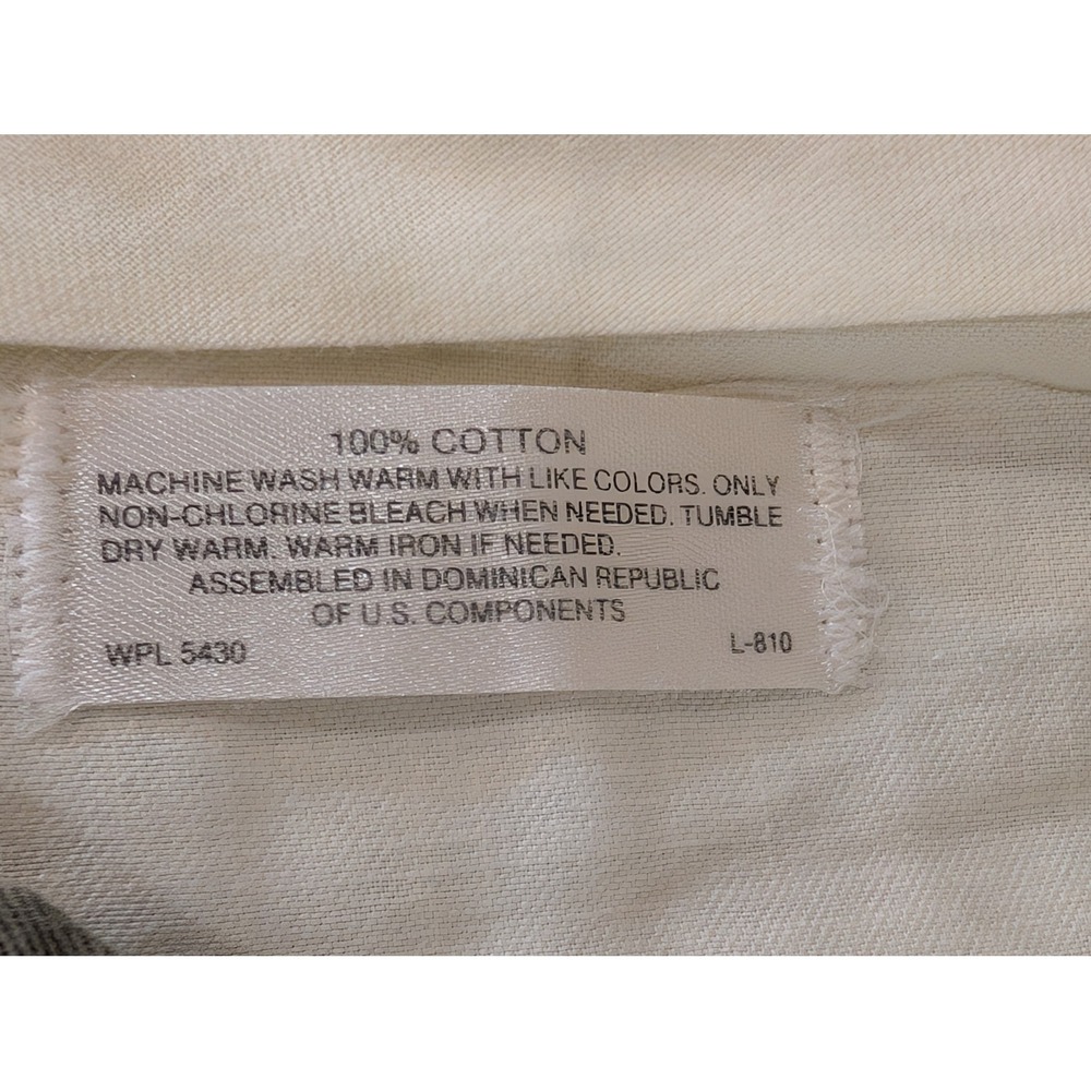 Brooks Brothers Mens Olive Green Cotton Dress Pants Career Casual Trousers 38x32 - Picture 5 of 5